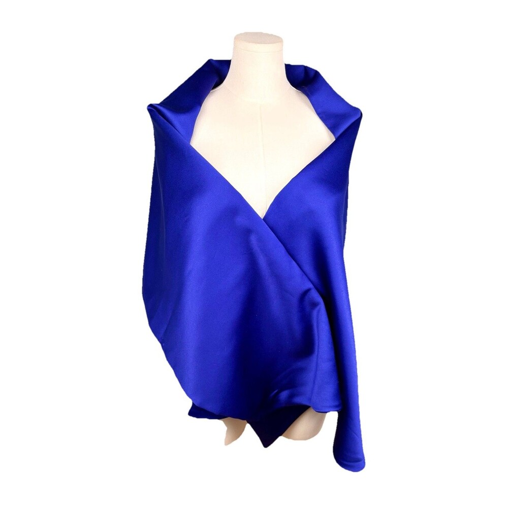 Alex Evenings Womens MOB Wedding Special Event Blue Shawl Wrap